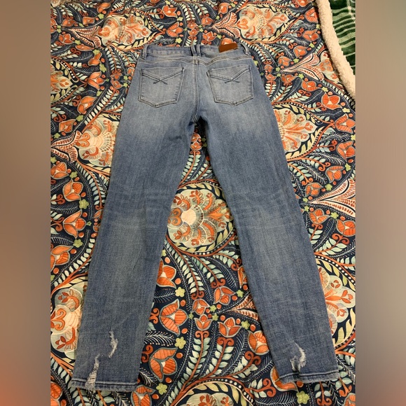 Unpublished Medium Wash Straight Leg Jeans - Picture 2 of 5